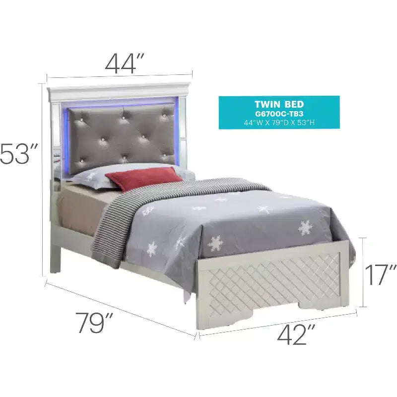 Lits jumeaux et Vérone par Passion Furniture
