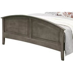 Lit à panneaux complets Passion Furniture Hammond avec traverse supérieure incurvée