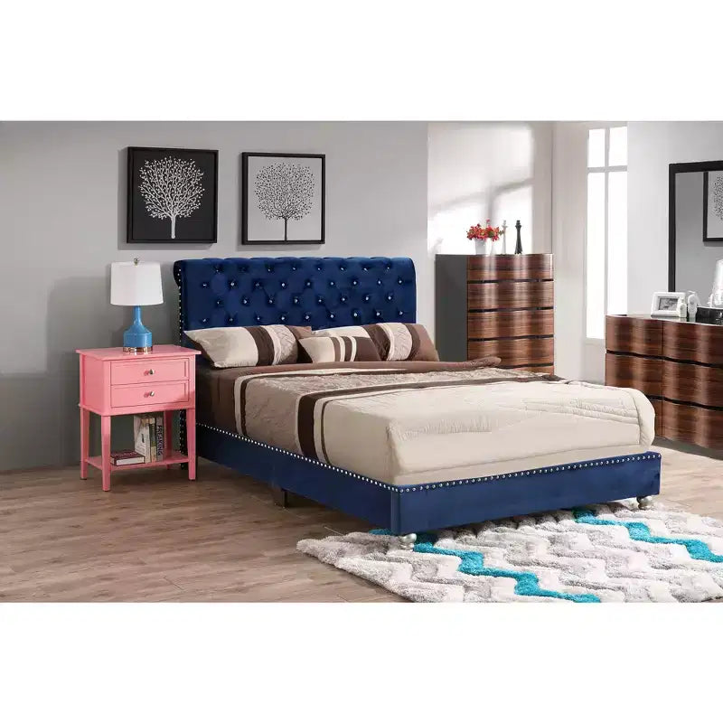 Lit double capitonné Passion Furniture Maxx