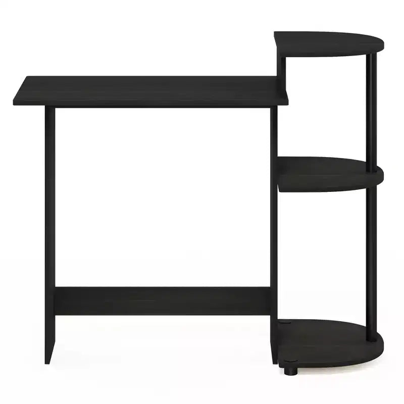 Furinno Bureau d'angle compact et moderne avec étagères de rangement pour ordinateur, écriture et bureau à domicile