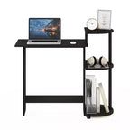 Furinno Bureau d'angle compact et moderne avec étagères de rangement pour ordinateur, écriture et bureau à domicile