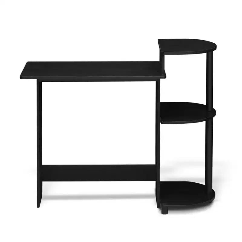 Furinno Bureau d'angle compact et moderne avec étagères de rangement pour ordinateur, écriture et bureau à domicile