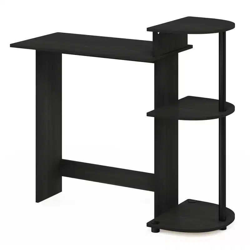 Furinno Bureau d'angle compact et moderne avec étagères de rangement pour ordinateur, écriture et bureau à domicile