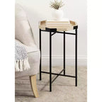 Table d'appoint octogonale en bois Kate and Laurel Occonor
