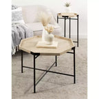 Table d'appoint octogonale en bois Kate and Laurel Occonor