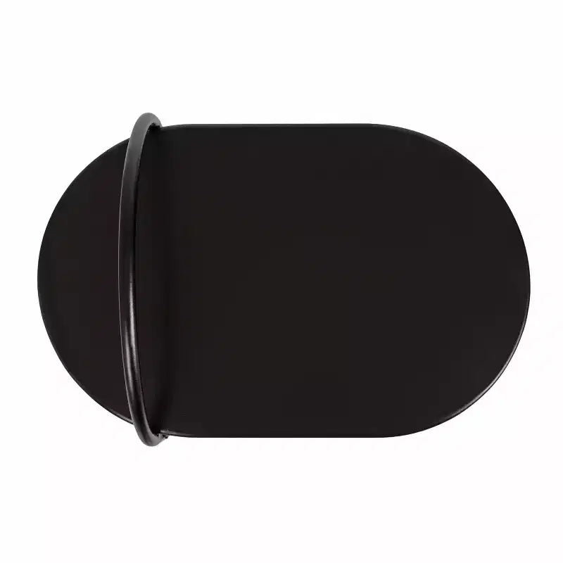 Table d'appoint en C en bois Kate et Laurel Caplan Capsule, 20x13,75x32,75, Noir