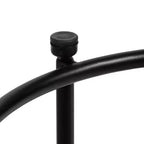 Table d'appoint en C en bois Kate et Laurel Caplan Capsule, 20x13,75x32,75, Noir