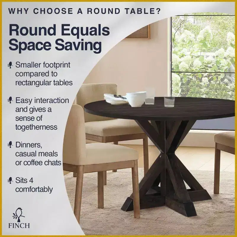 Table à manger ronde Alfred - Finch