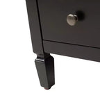 Table de chevet Bernadette Modern 2 tiroirs avec prises intégrées et plateau de rangement coulissant, lot de 2 | HULALA HOME