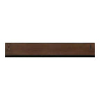 Étagère murale rectangulaire flottante Kate and Laurel Ubbard en MDF, 30x4, Noyer brun