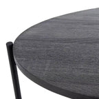 Table d'appoint Sven - ACC4203 - Chêne foncé/Noir - Safavieh