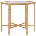 Kerri Accent Table - FOX2517B - Gold/Clear - Safavieh Couture