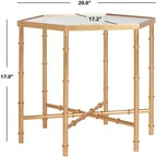 Table d'appoint Kerri - FOX2517B - Or/Transparent - Safavieh Couture