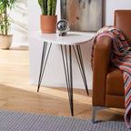 Table d'appoint Wynton - FOX4214B - Blanc/Noir - Safavieh Couture