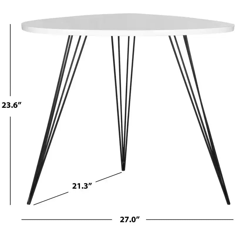 Table d'appoint Wynton - FOX4214B - Blanc/Noir - Safavieh Couture