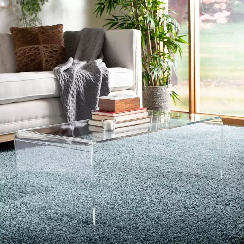 Table basse Atka en acrylique - Transparent - Safavieh