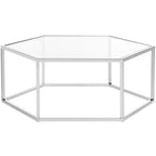 Eliana Coffee Table - Chrome - Safavieh