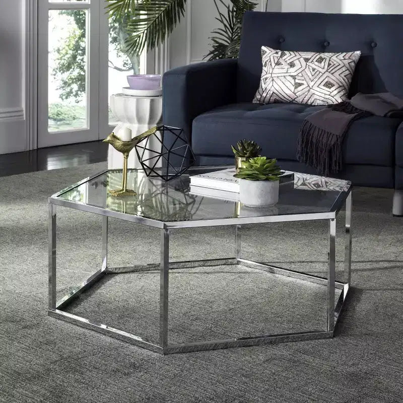 Table basse Eliana - Chromée - Safavieh