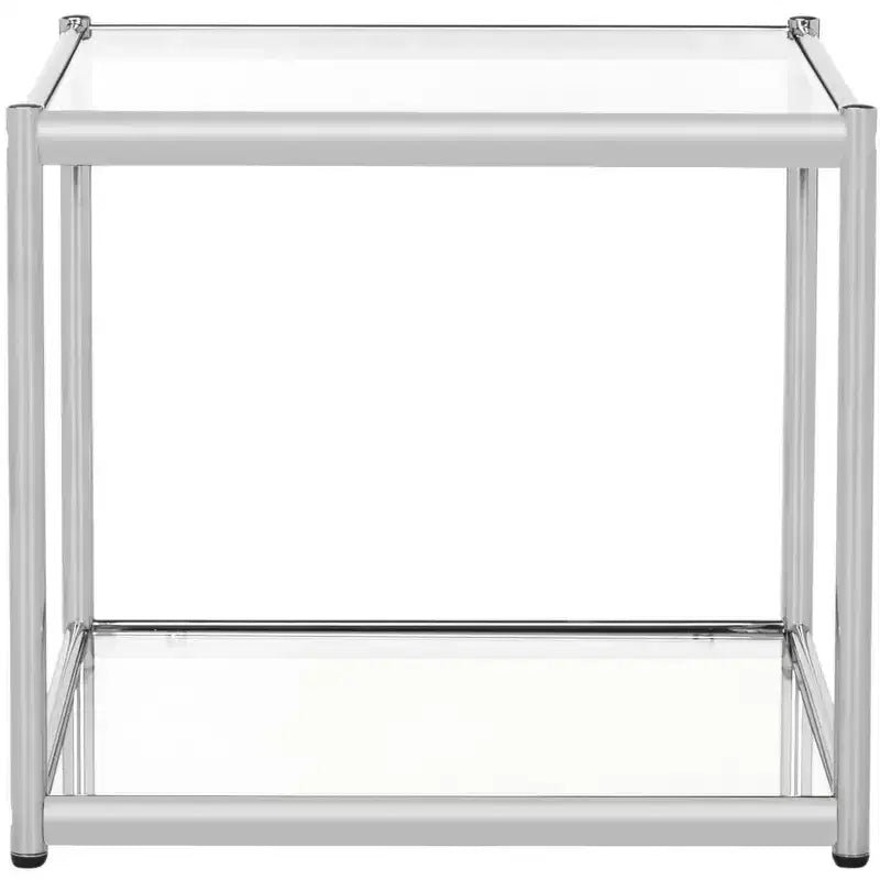 Table d'appoint Lilias - MMT6001 - Chrome - Safavieh