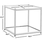 Table d'appoint Lilias - MMT6001 - Chrome - Safavieh