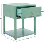 Table de chevet Sadie 1 tiroir 1 étagère - NST9201 - Safavieh