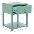 Table de chevet Sadie 1 tiroir 1 étagère - NST9201 - Safavieh
