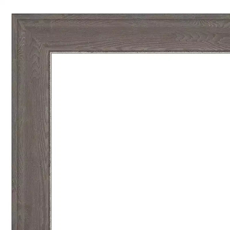 Miroir de porte pleine longueur Amanti Art Alta à cadre non biseauté