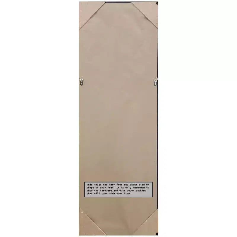 Miroir de porte pleine longueur Amanti Art Alta à cadre non biseauté
