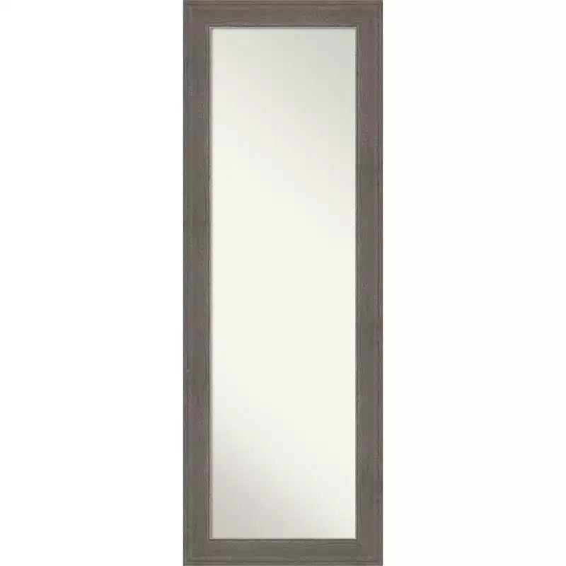 Amanti Art Alta Non-Beveled Framed Full-Length On the Door Mirror