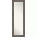 Amanti Art Alta Non-Beveled Framed Full-Length On the Door Mirror