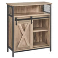 VASAGLE Buffet Cabinet Sideboard with Open Compartment
