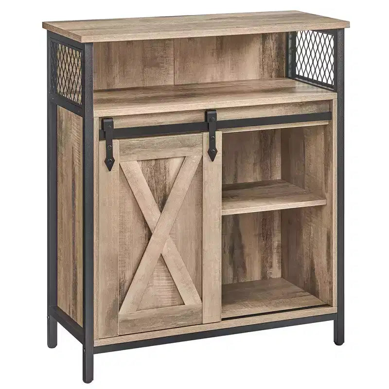 VASAGLE Buffet Cabinet Sideboard with Open Compartment