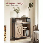 VASAGLE Buffet de cuisine, meuble de rangement avec compartiment ouvert