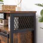 VASAGLE Buffet de cuisine, meuble de rangement avec compartiment ouvert