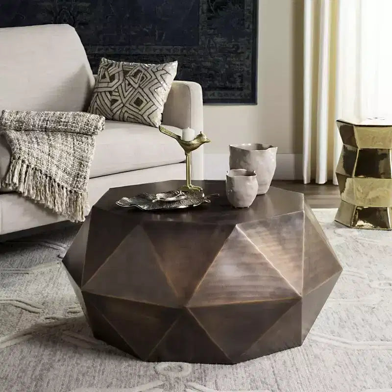 Table basse facettée Astrid - Safavieh