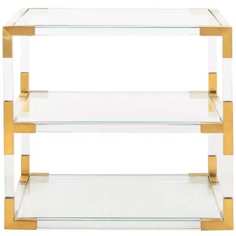 Louisa Acrylic End Table - SFV2506 - Safavieh Couture