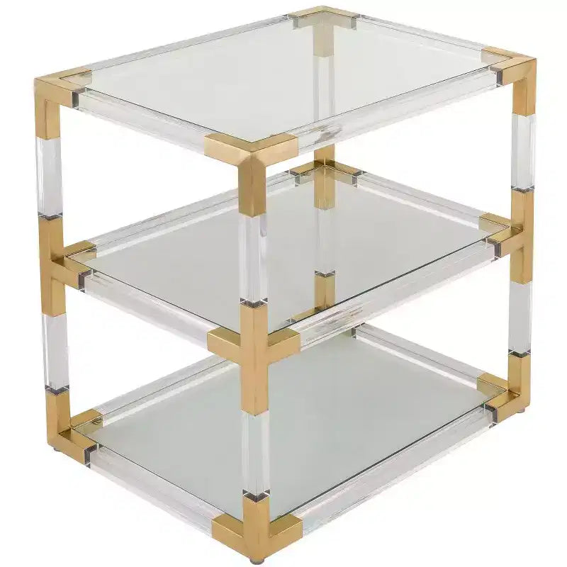 Table d'appoint en acrylique Louisa - SFV2506 - Safavieh Couture