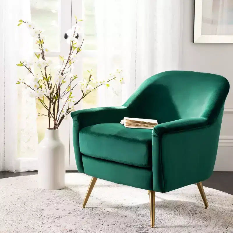 Fauteuil Brienne de style Mid-century - ACH4506 - Safavieh