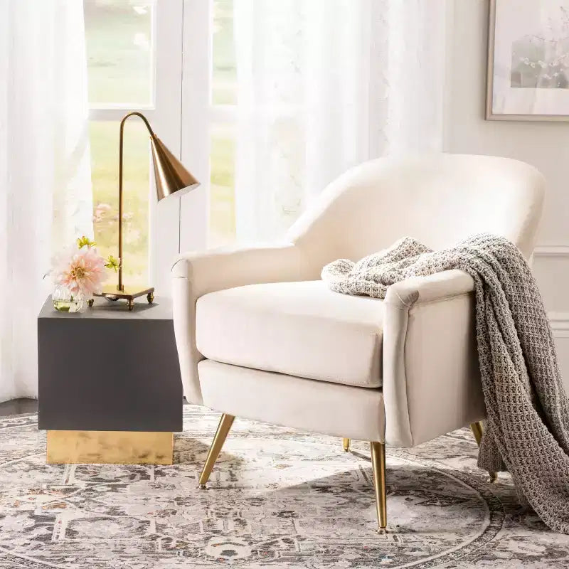 Fauteuil Brienne de style Mid-century - ACH4506 - Safavieh