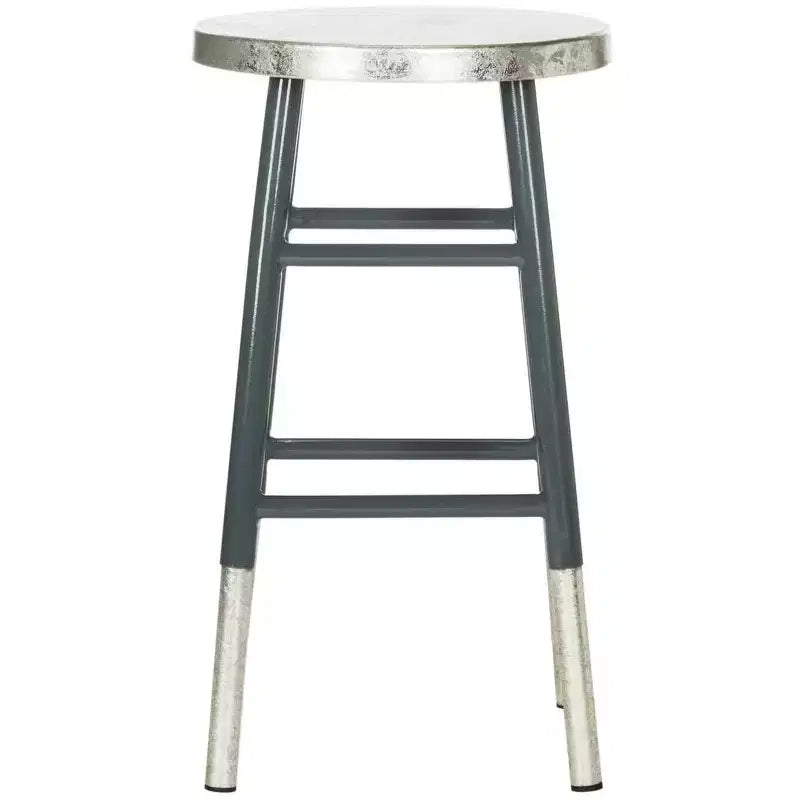Tabouret de bar trempé argenté Kenzie - FOX3211 - Safavieh Couture