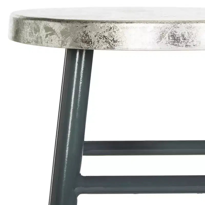 Tabouret de bar trempé argenté Kenzie - FOX3211 - Safavieh Couture