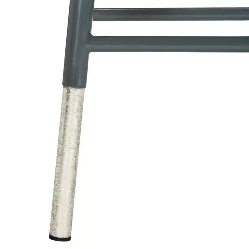 Tabouret de bar trempé argenté Kenzie - FOX3211 - Safavieh Couture