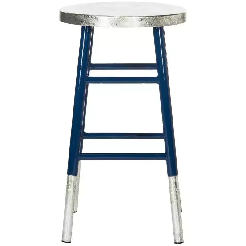 Tabouret de bar trempé argenté Kenzie - FOX3211 - Safavieh Couture