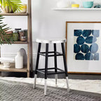 Tabouret de bar trempé argenté Kenzie - FOX3211 - Safavieh Couture