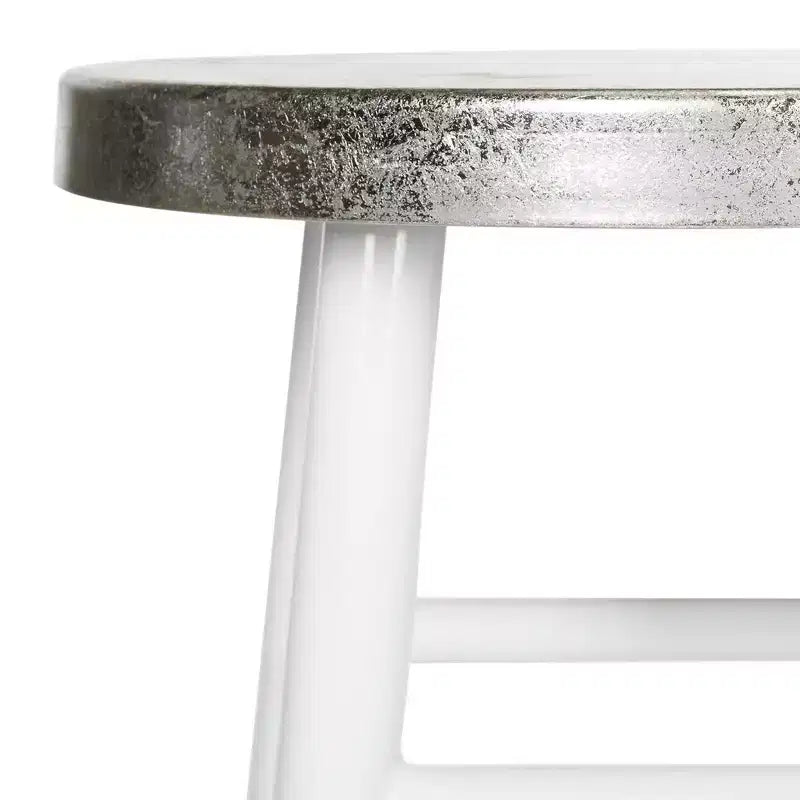 Tabouret de bar trempé argenté Kenzie - FOX3211 - Safavieh Couture