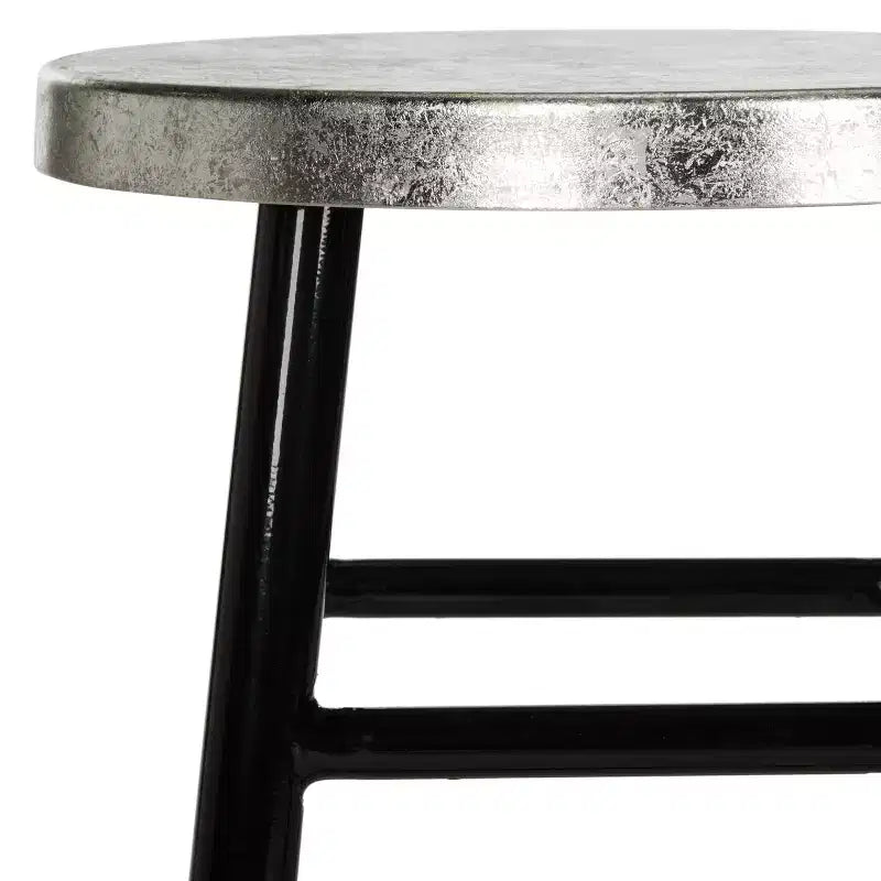 Tabouret de bar trempé argenté Kenzie - FOX3211 - Safavieh Couture