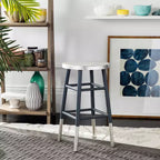 Tabouret de bar trempé argenté Kenzie - FOX3211 - Safavieh Couture