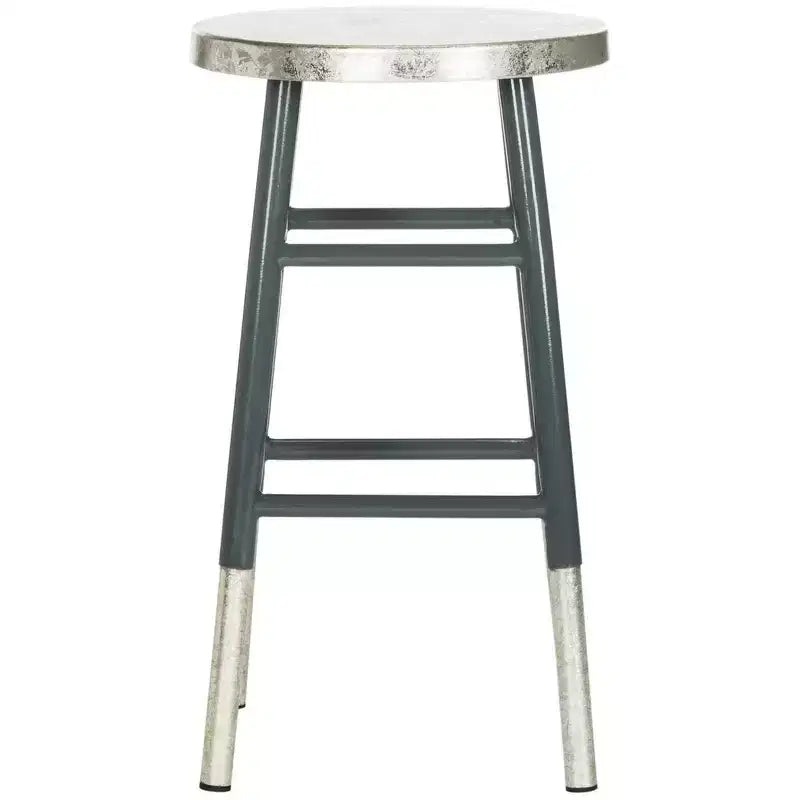 Tabouret de bar trempé argenté Kenzie - FOX3211 - Safavieh Couture