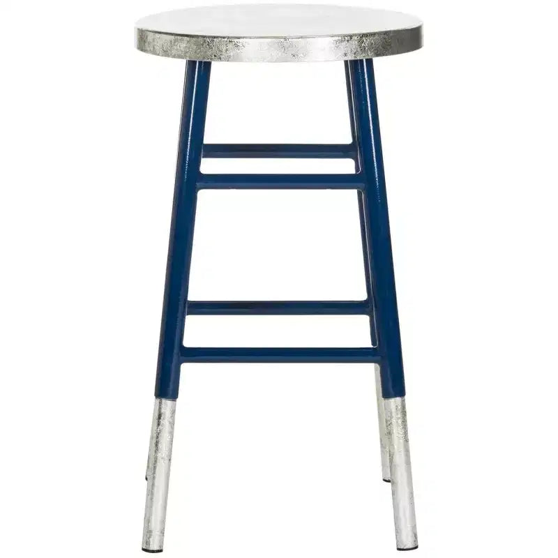 Tabouret de bar trempé argenté Kenzie - FOX3211 - Safavieh Couture