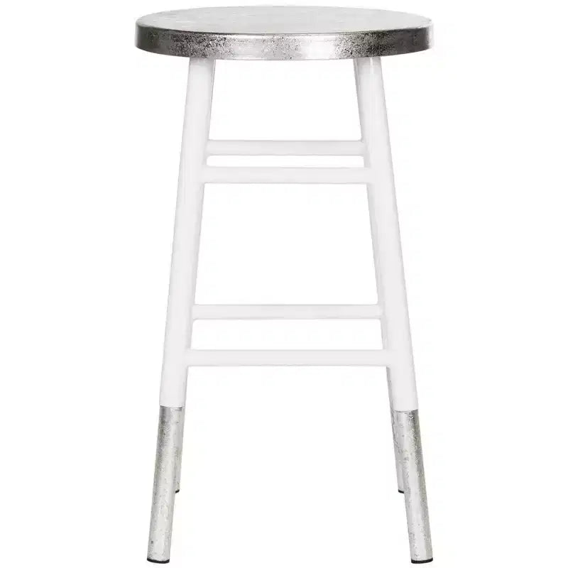 Tabouret de bar trempé argenté Kenzie - FOX3211 - Safavieh Couture